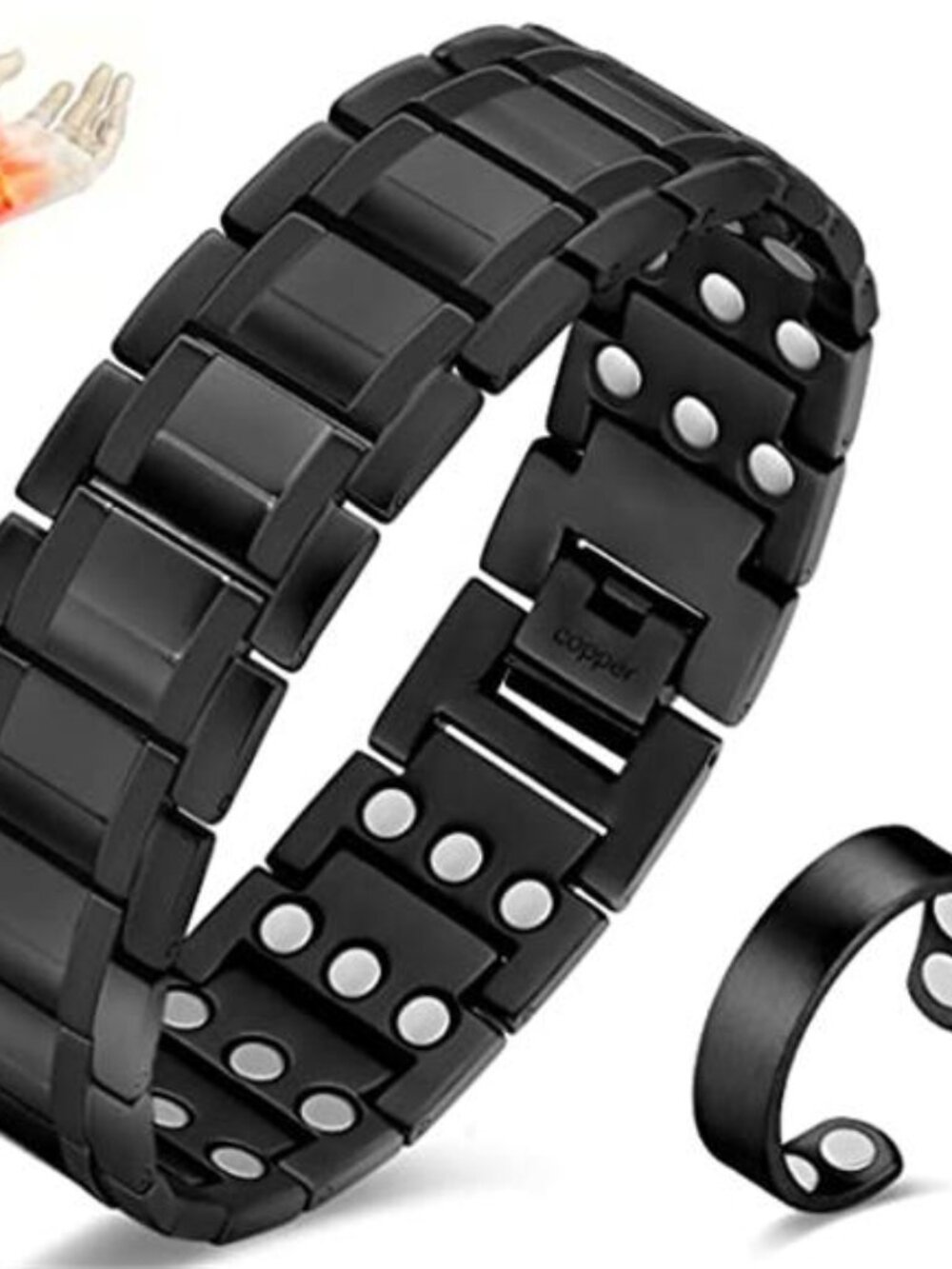 Magnetic Therapy Bracelet Adjustable Healing Pain Relief Energy Balance Band
